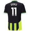 Camiseta de fútbol Manchester City Doku 11 Segunda Equipación 2024-25 - Hombre